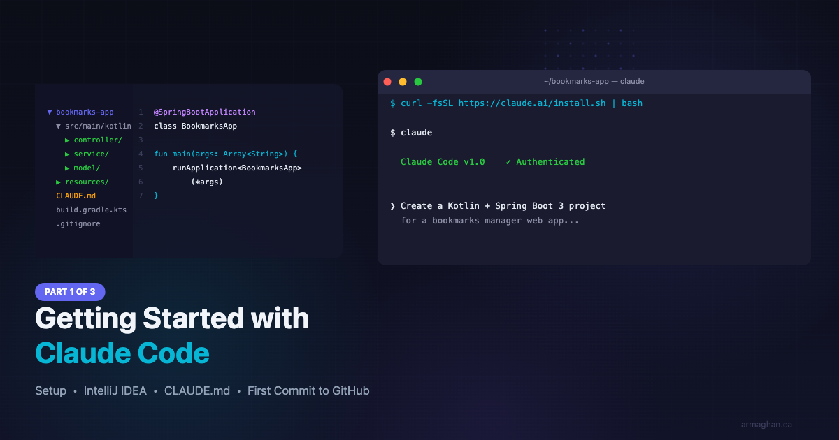 Getting Started with Claude Code: Setup, IntelliJ, and Your First AI-Powered Commit